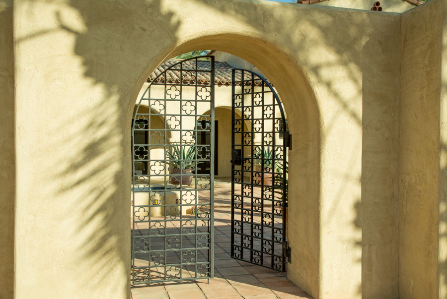 adobe architecture paradise valley arizona residential architects wrought iron